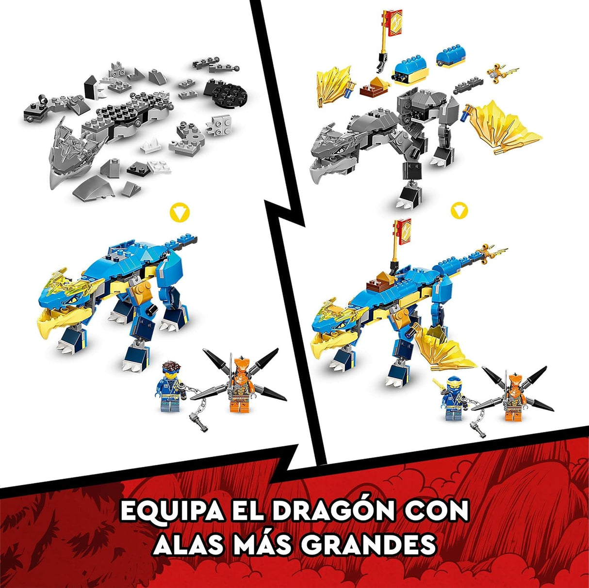 LEGO Ninjago 71760 Dragão Trovão EVO do Jay