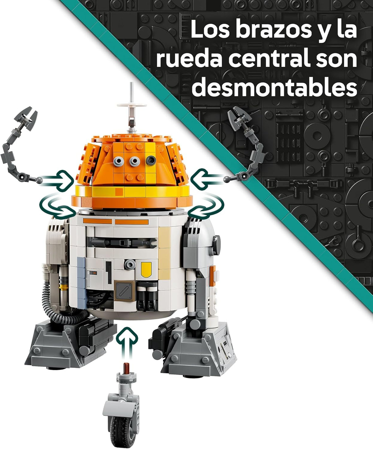 LEGO Star Wars 75416 – Droide Astromecânico Chopper (C1-10P)