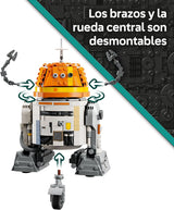 LEGO Star Wars 75416 – Droide Astromecânico Chopper (C1-10P)