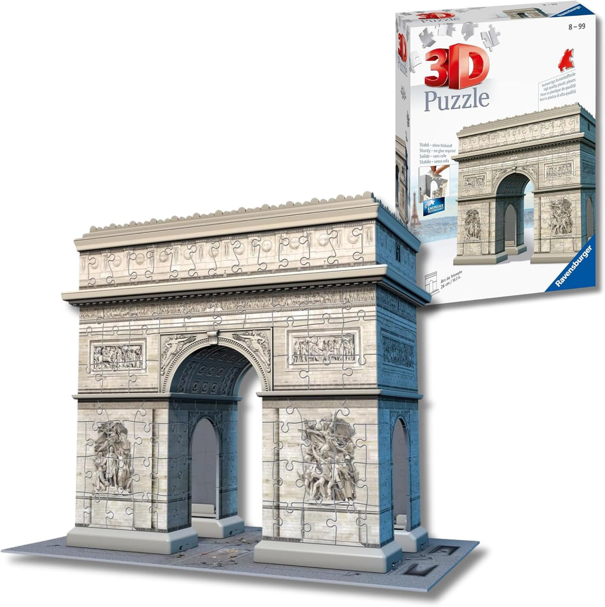Ravensburger Puzzle 3D Arco do Triunfo – 226 Peças