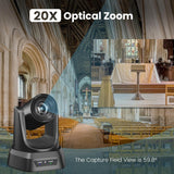 Câmara PTZ  HDMI/USB 1080P 60FPS  Zoom Óptico 20x - Multi4you®