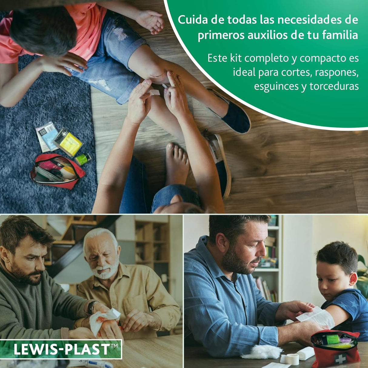 Kit de Primeiros Socorros Completo com 92 Itens