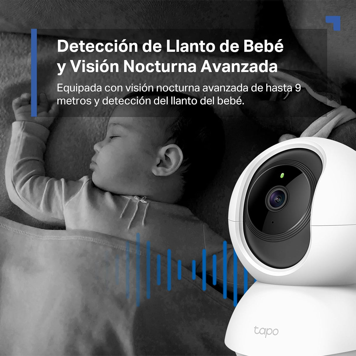Câmara de segurança IP TP-LINK Tapo C200 360º WiFi