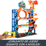 Hot Wheels City Let's Race Garagem Definitiva com Dragão e 4 Níveis + 2 Veículos - Mattel HKX48
