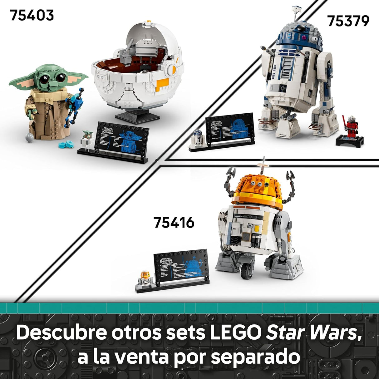 LEGO Star Wars 75416 – Droide Astromecânico Chopper (C1-10P)