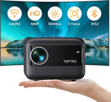 Mini Projetor Portátil TOPTRO, Wi-Fi Bluetooth, 10000 Lumens