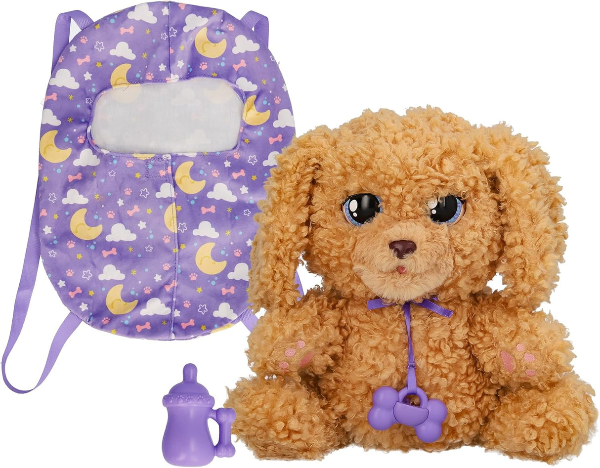 Baby Paws Labradoodle – Peluche Interativo com Bolsa de Transporte