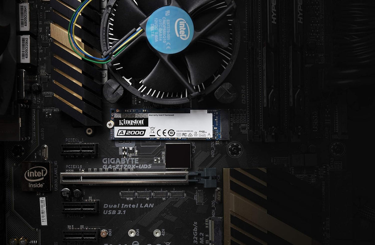 SSD Interno Kingston A2000 500GB NVMe PCIe M.2 2280 - Segunda Mão Grade B