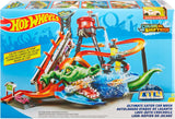 Hot Wheels Crocodilo destruidor, pista de carros de brinquedo (Mattel FTB67)
