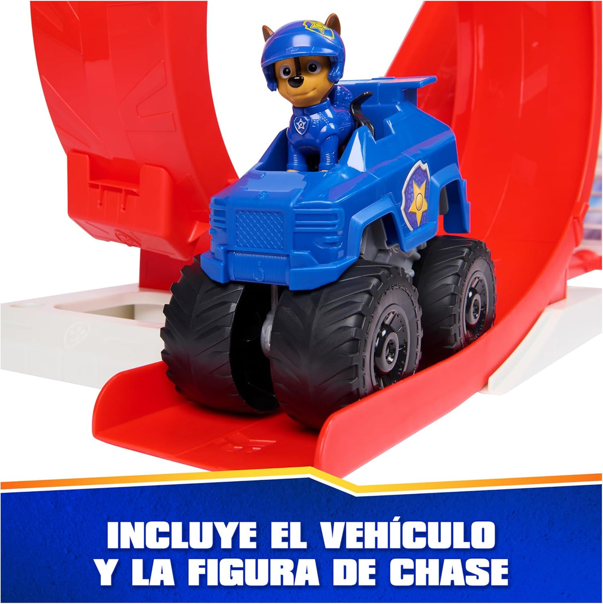 Patrulha Pata Playset Rescue Wheels Tower – Torre Super Loop com Luzes e Sons