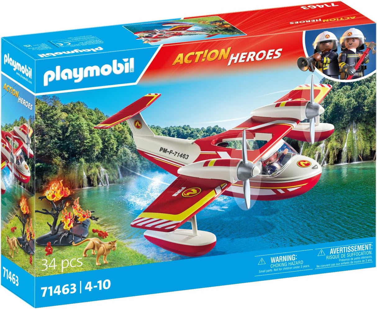 PLAYMOBIL Action Heroes 71463 – Hidroavião de Bombeiros