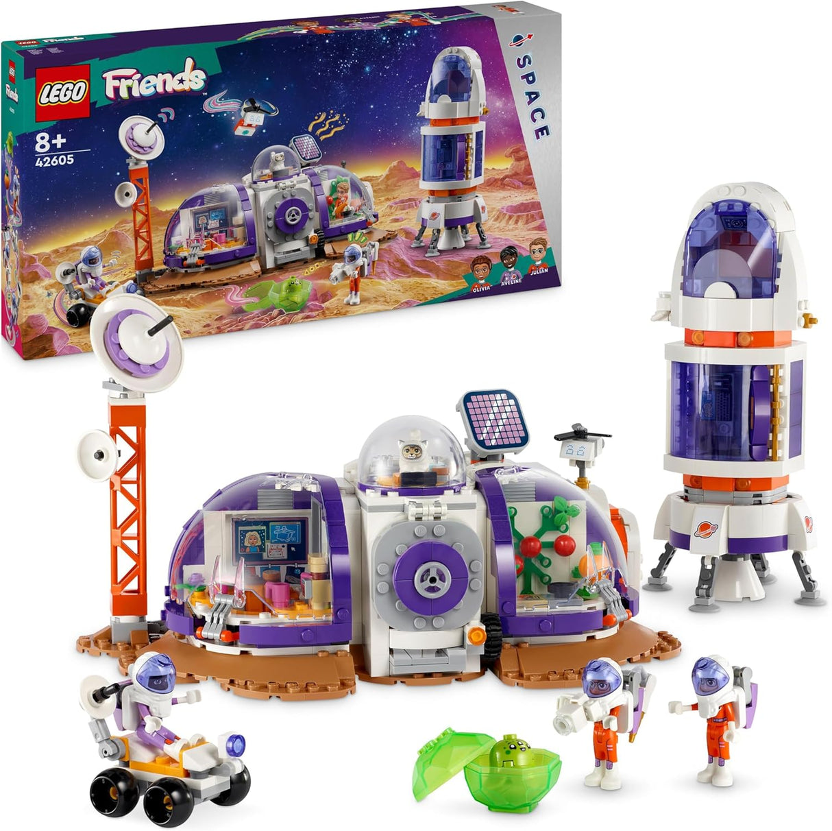 LEGO Friends Space 42605 - Base Espacial e Foguetão de Marte