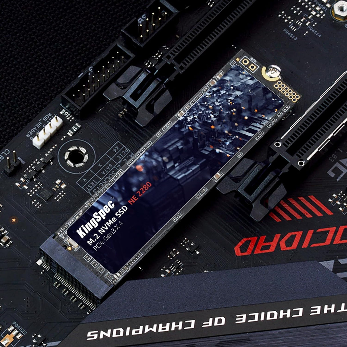 SSD Interno KingSpec 512GB M.2 NVMe Gen3 – 2400MB/s