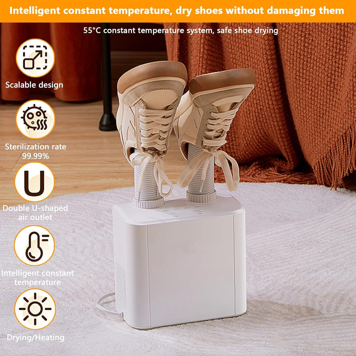 Secador de Sapatos Elétrico 150w