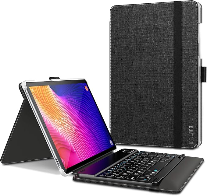 Capa Infiland com Teclado Bluetooth para Samsung Galaxy Tab S5e 10,5” (2019) T720/T725 – Preta