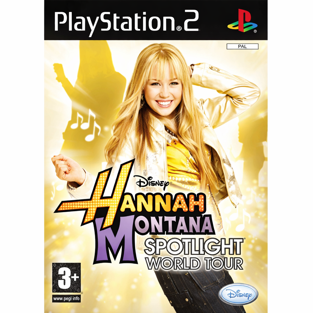 Jogo Hannah Montana: Spotlight World Tour PS2 (SEGUNDA-MÃO / GRADE A)