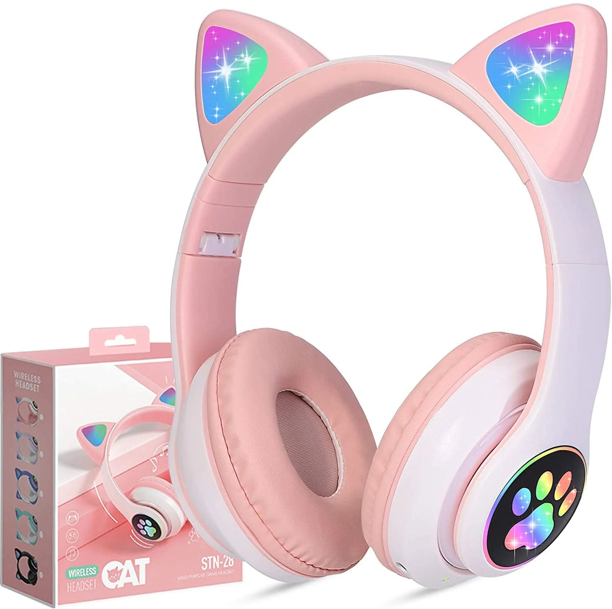 Headset Wireless Gato STN-28 - Cor aleatória Multi4you