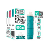 Garrafa Dobrável de Silicone | 600 ml | Reutilizável