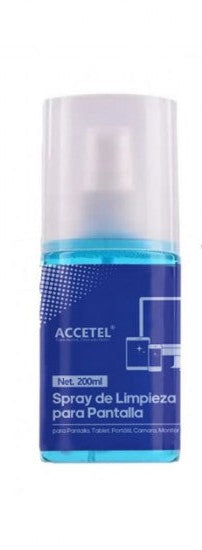 Kit de Limpeza KSC101 para Ecrãs LCD/OLED/Plasma – Spray 200 ml + Pano de Microfibra