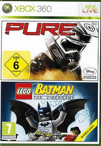 Jogo Pure + LEGO Batman The Video Game Xbox 360 – SEGUNDA MÃO