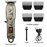 Máquina de Cortar Cabelo Dragon com Ecrã Digital - Multi4you®
