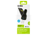 Carregador de Isqueiro SBS Type C 2.1 USB