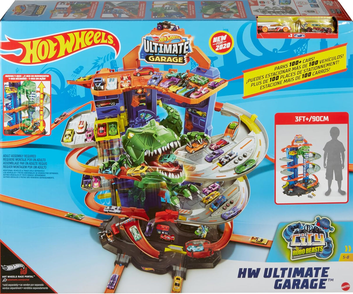 Hot Wheels City Ultimate Garagem T-Rex GJL14