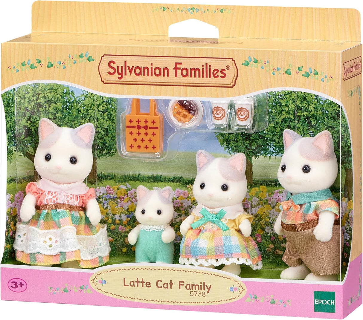 Sylvanian Families – Família Gato Latte (Ref. 5738)