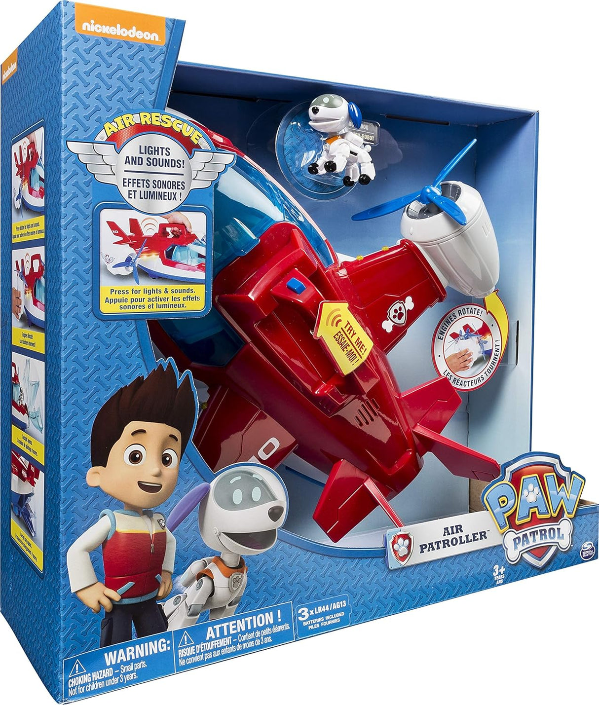 Paw Patrol – Air Patroler Avião/Helicóptero de Resgate