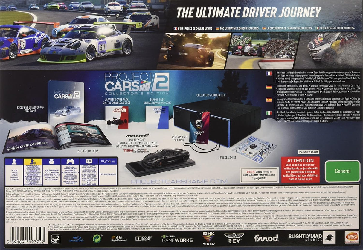 Project CARS 2 - Collectors Edition - PS4