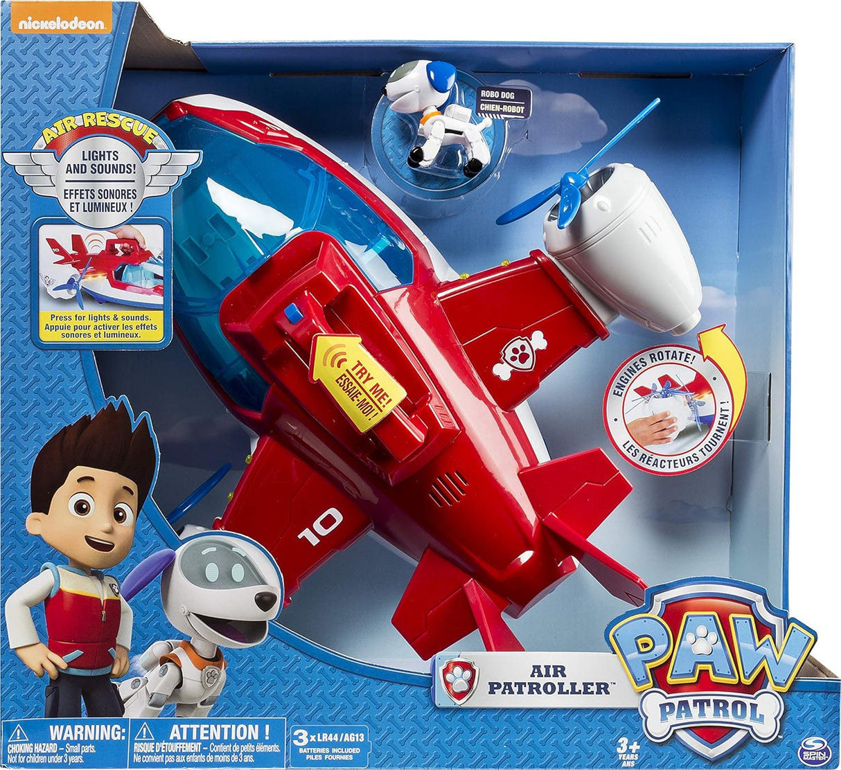 Paw Patrol – Air Patroler Avião/Helicóptero de Resgate