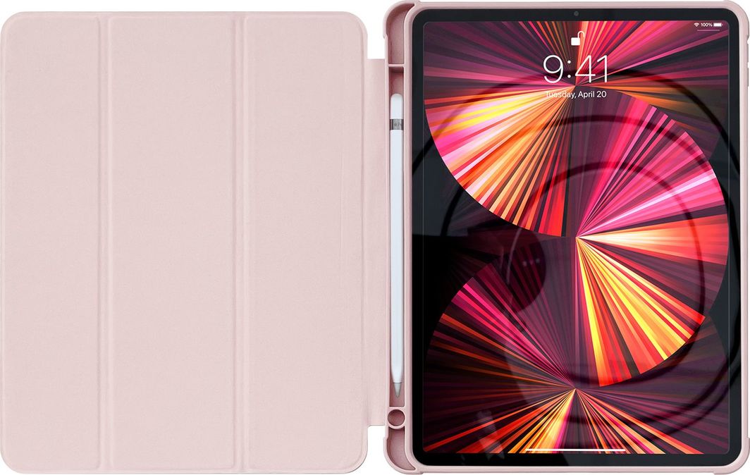 Capa Livro Lmobile para Ipad Pro 11 2021 - Rosa