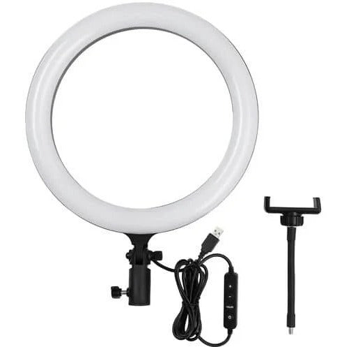 Anel de Luz 3 Tons 30CM 12" Suporte para Celular com Suporte de Mesa + Controlador de Captura Bluetooth