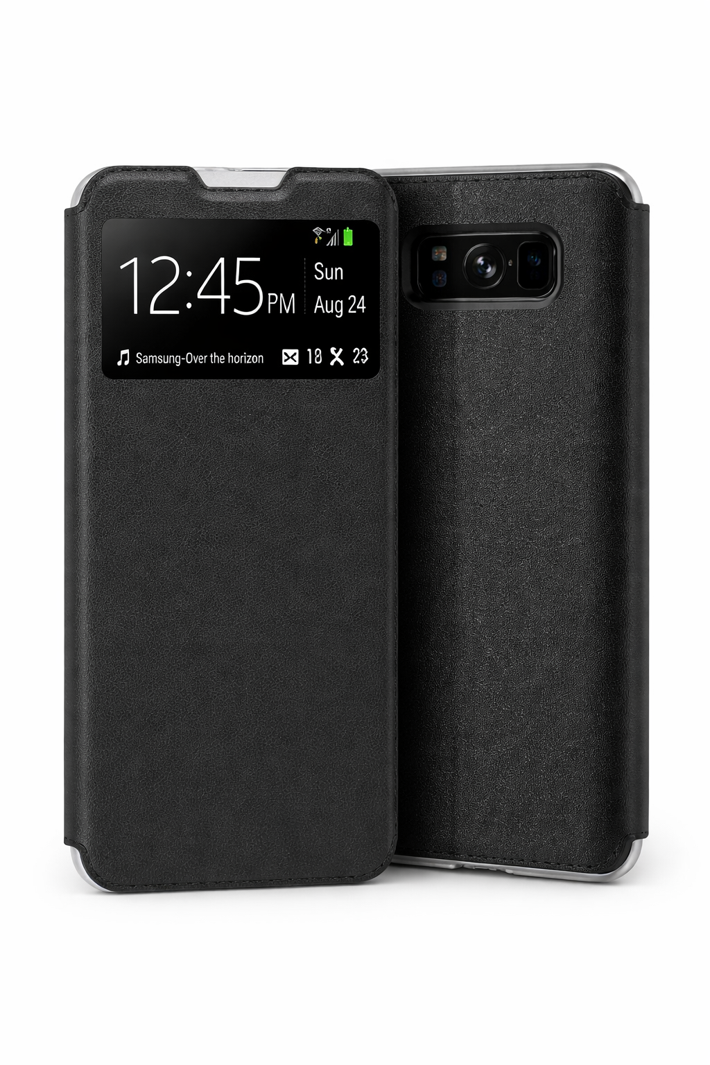 Capa Flip Cover Preta para Samsung Galaxy S8 Plus – Multi4you®