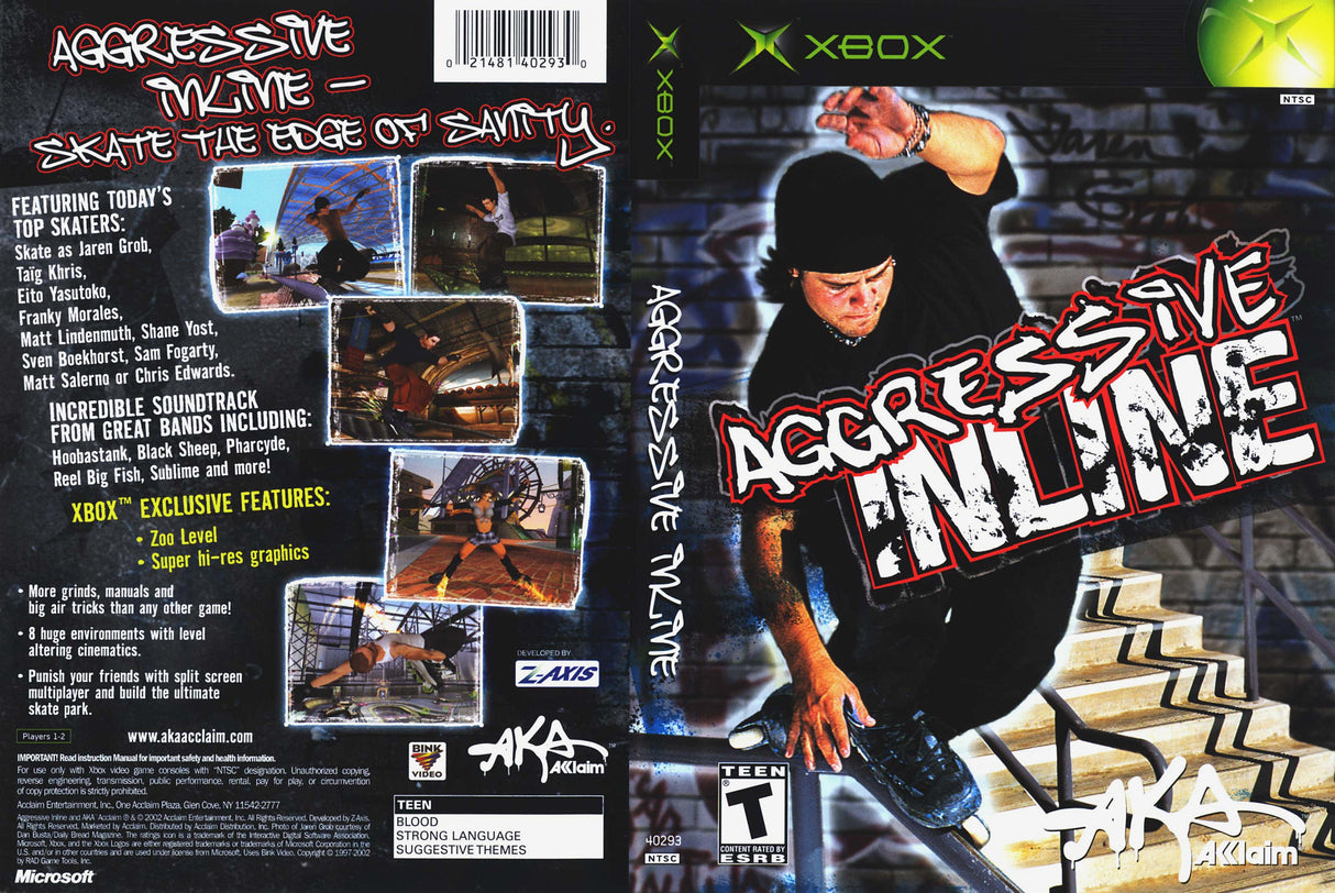 Aggressive Inline  -  Xbox (GRADE B)