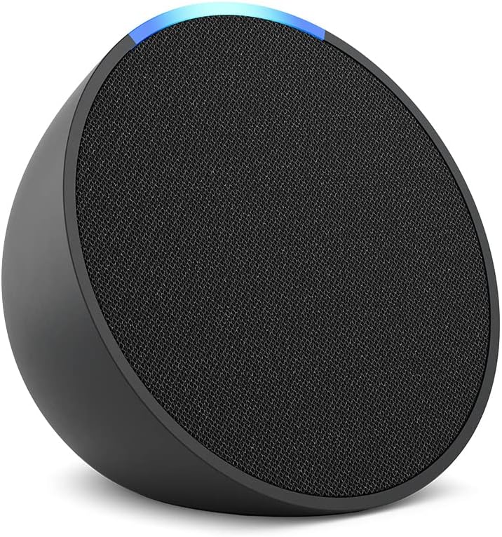 Amazon Echo Pop compacta e inteligente com Wi-Fi Bluetooth e Alexa