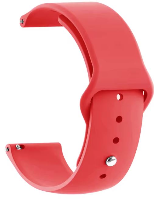 Bracelete Relógio Universal de 22mm SAMSUNG de Silicone - Vermelho