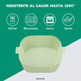 Conjunto bandeja de silicone para airfryer - 6 unidades