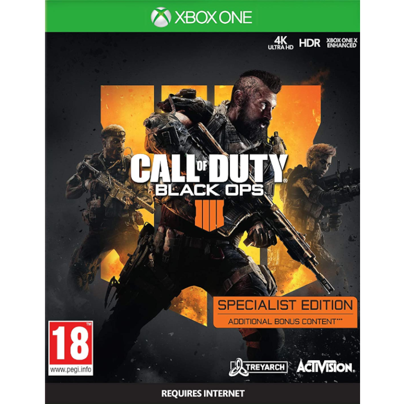 Call of Duty: Black Ops 4 XBOX ONE  (SEGUNDA-MÃO/GRADE A)