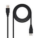 Cabo de Dados / Alimentação USB para USB (3m) (Preto)