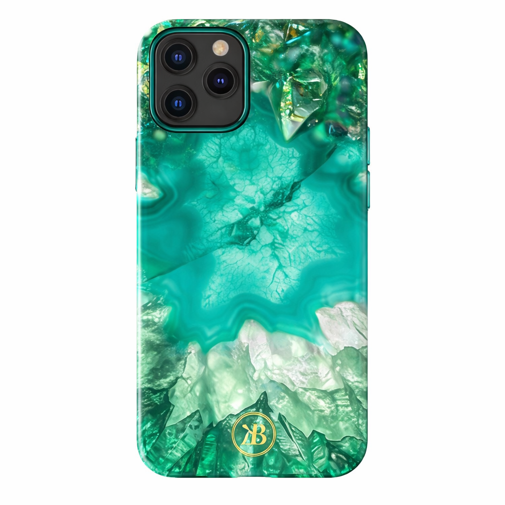 Capa Traseira Kingxbar para iPhone 12 / 12 Pro – Verde