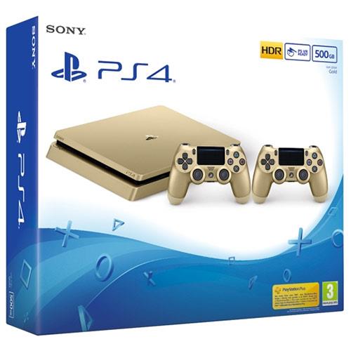 Consola PlayStation 4 Slim 500GB Dourada – SEGUNDA MÃO