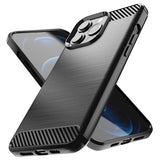 Capa de TPU Flexível Carbon Case para iPhone 13 Pro Max – Preta