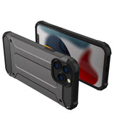 Capa Hybrid Armor Tough Rugged para iPhone 13 Pro Max – Preta