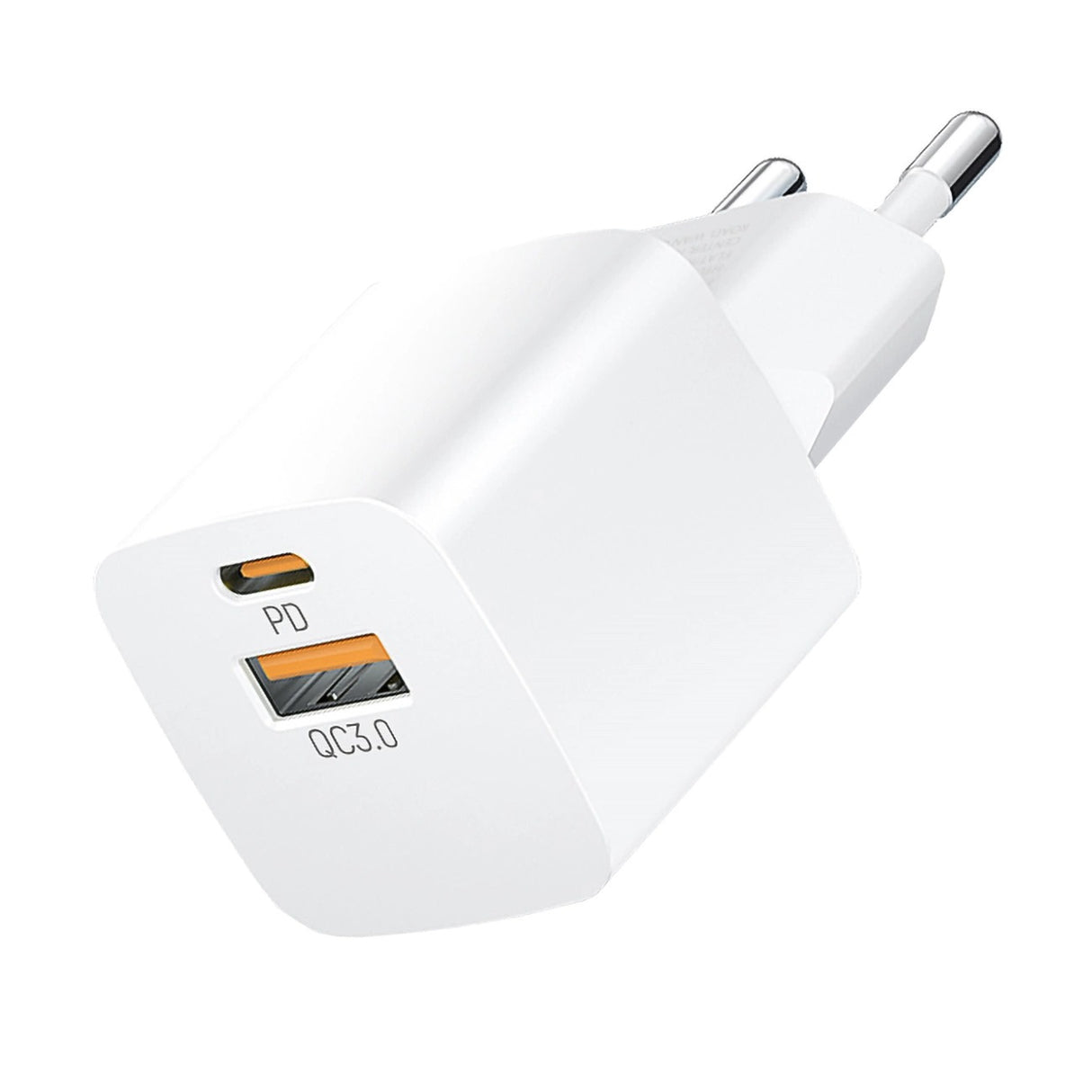Carregador de Parede Wozinsky CMWCW 20W USB-C / USB-A - Branco