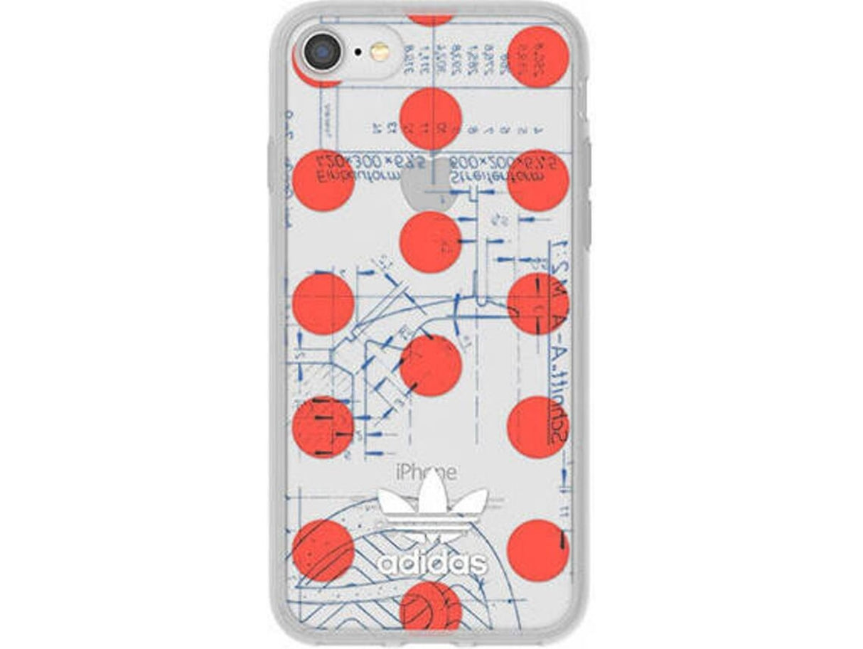 Capa iPhone 6 / 6s / 7 / 8 ADIDAS Seethrough – Vermelho