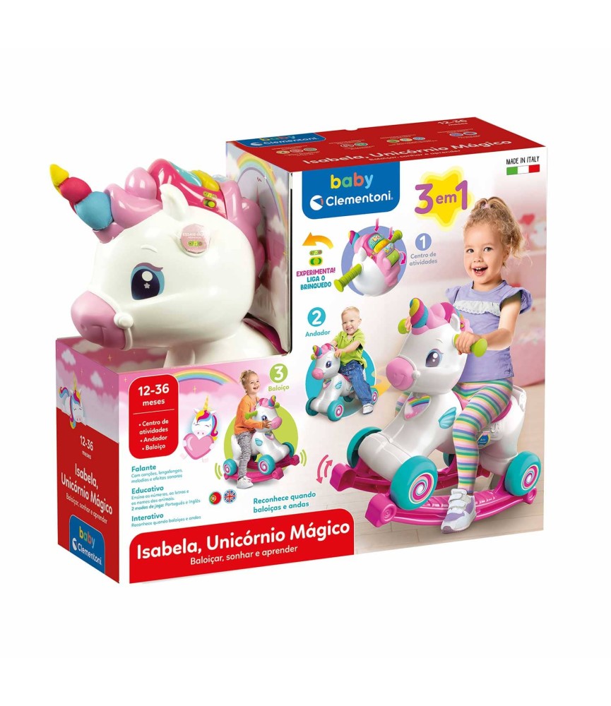 Clementoni - Isabela, Unicórnio Mágico