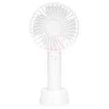 Mini Ventilador Recarregável USB Portátil Branco