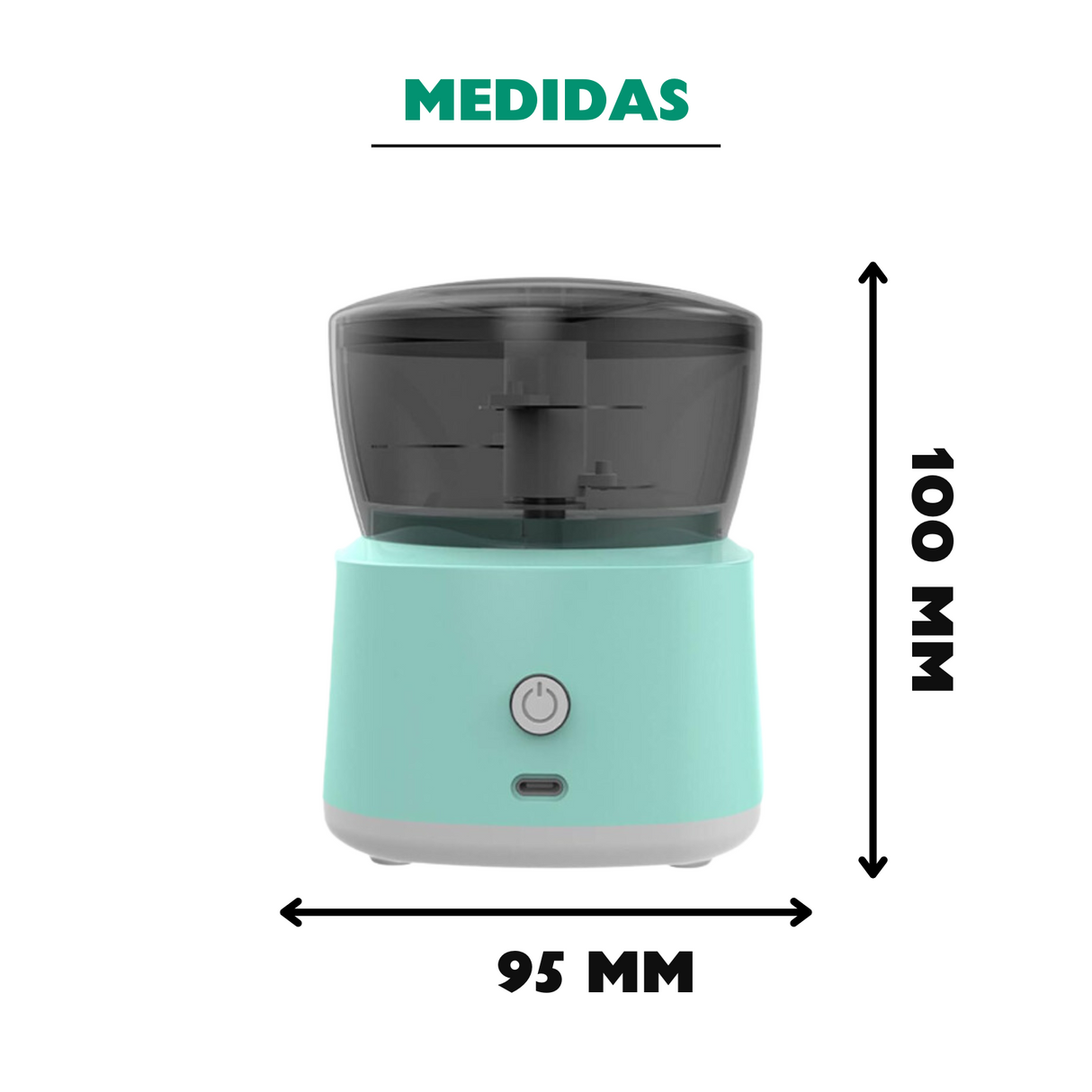Picadora de Cozinha Multifuncional | Recarregável USB | 300 ml