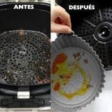 Conjunto bandeja de silicone para airfryer - 6 unidades